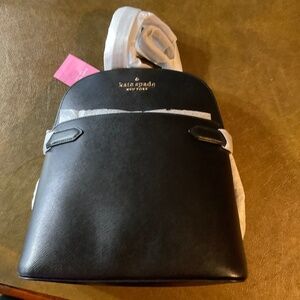 Kate Spade Black leather Backpack